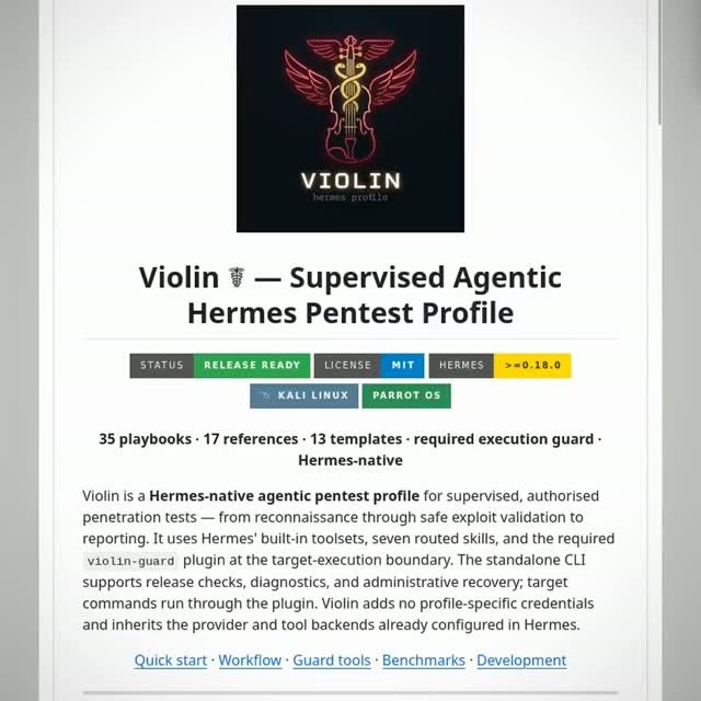 An AI saying “I found a vulnerability” means nothing unless it can prove it. 

Violin gives you a structured way to run