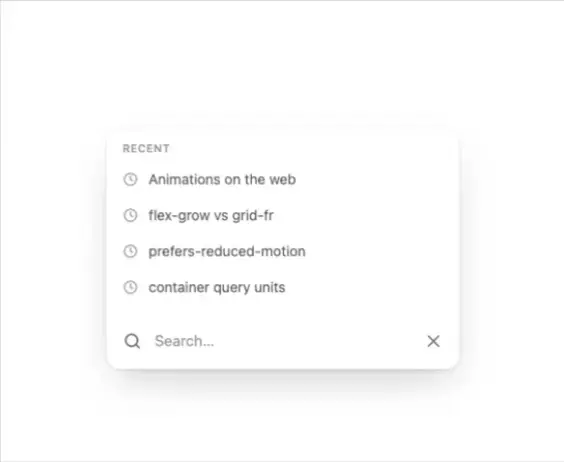 Search-Expand Navigation Bar