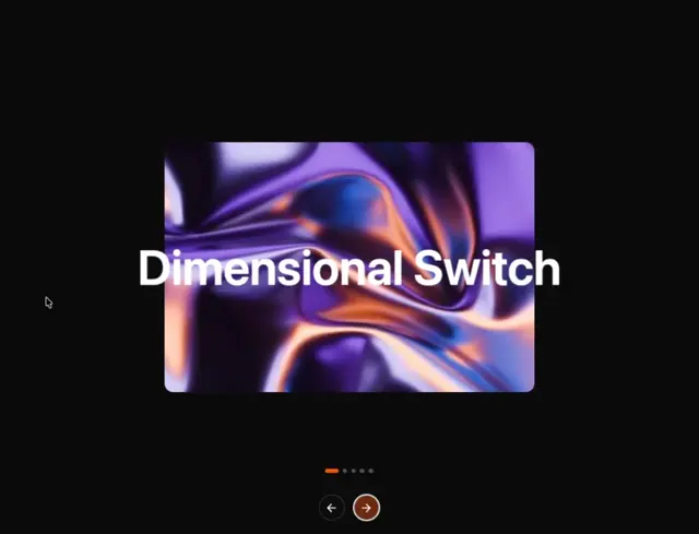 Dimensional Switch Slider