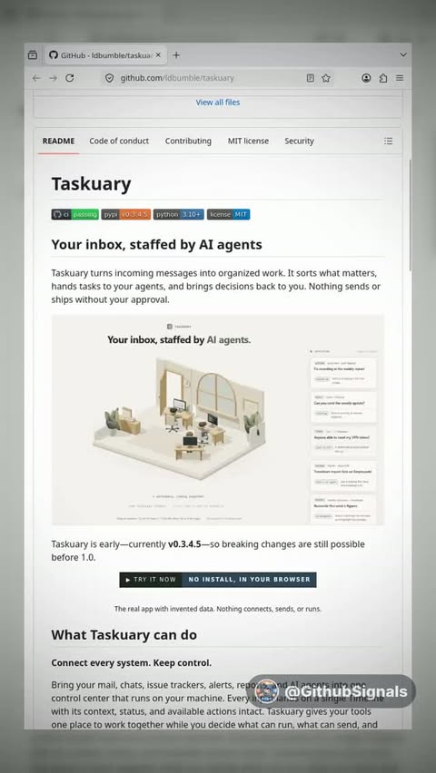 What if every email and message automatically became a clean task instead of more noise? 

Taskary is the local-first ta