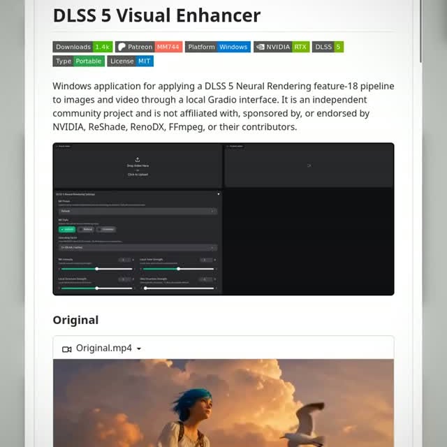 This Open-Source Tool Brings DLSS 5-Style Enhancement to Your Photos and Videos 

This Windows tool runs the new DLSS 5