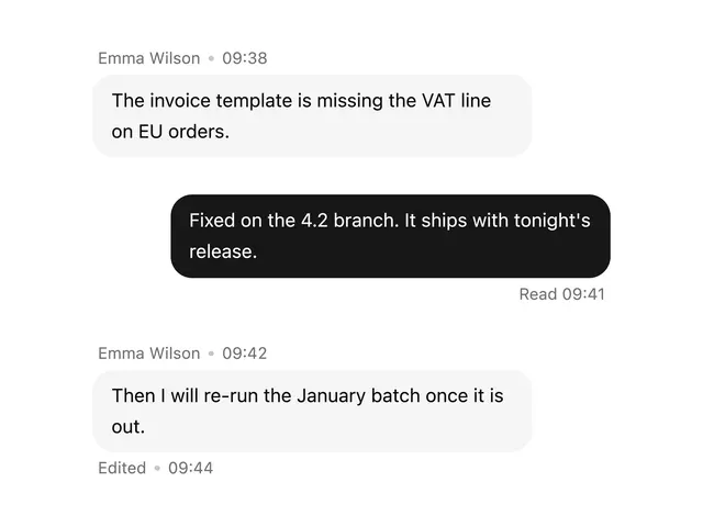 Message With Header And Delivery Status
