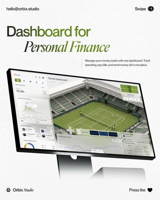 Deuce - Tennis Analytics Dashboard UI Design