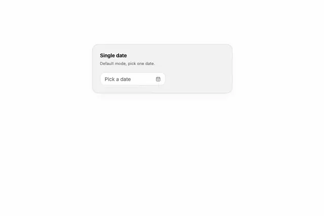 Date Picker