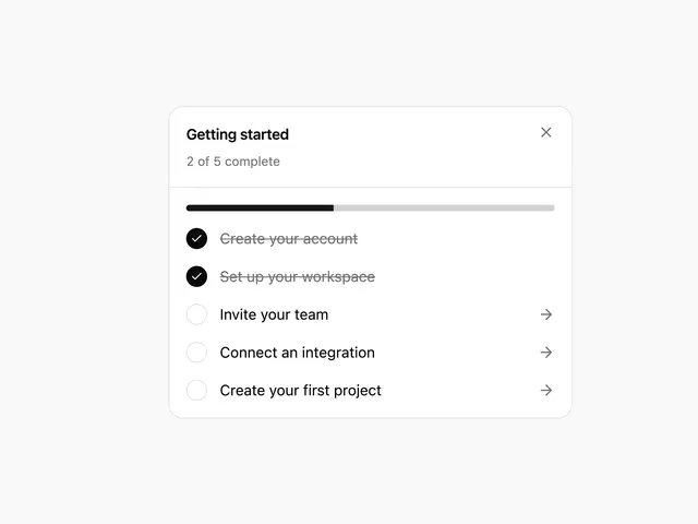 Getting Started Widget