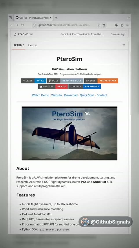 PteroSim: Simulate Real Drones

PteroSim is the drone simulator that lets you fly before you build. It calculates realis