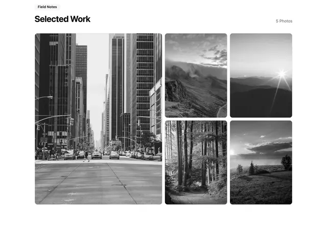 Grayscale Mosaic Gallery