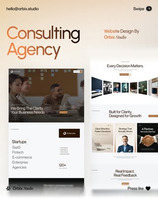 Orvian Labs - Business Strategy Consultancy Website Design