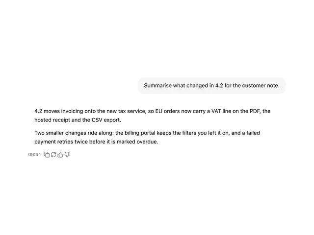 Message Reply Actions