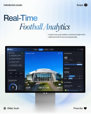 Kairos - Tournament Analytics Dashboard Design