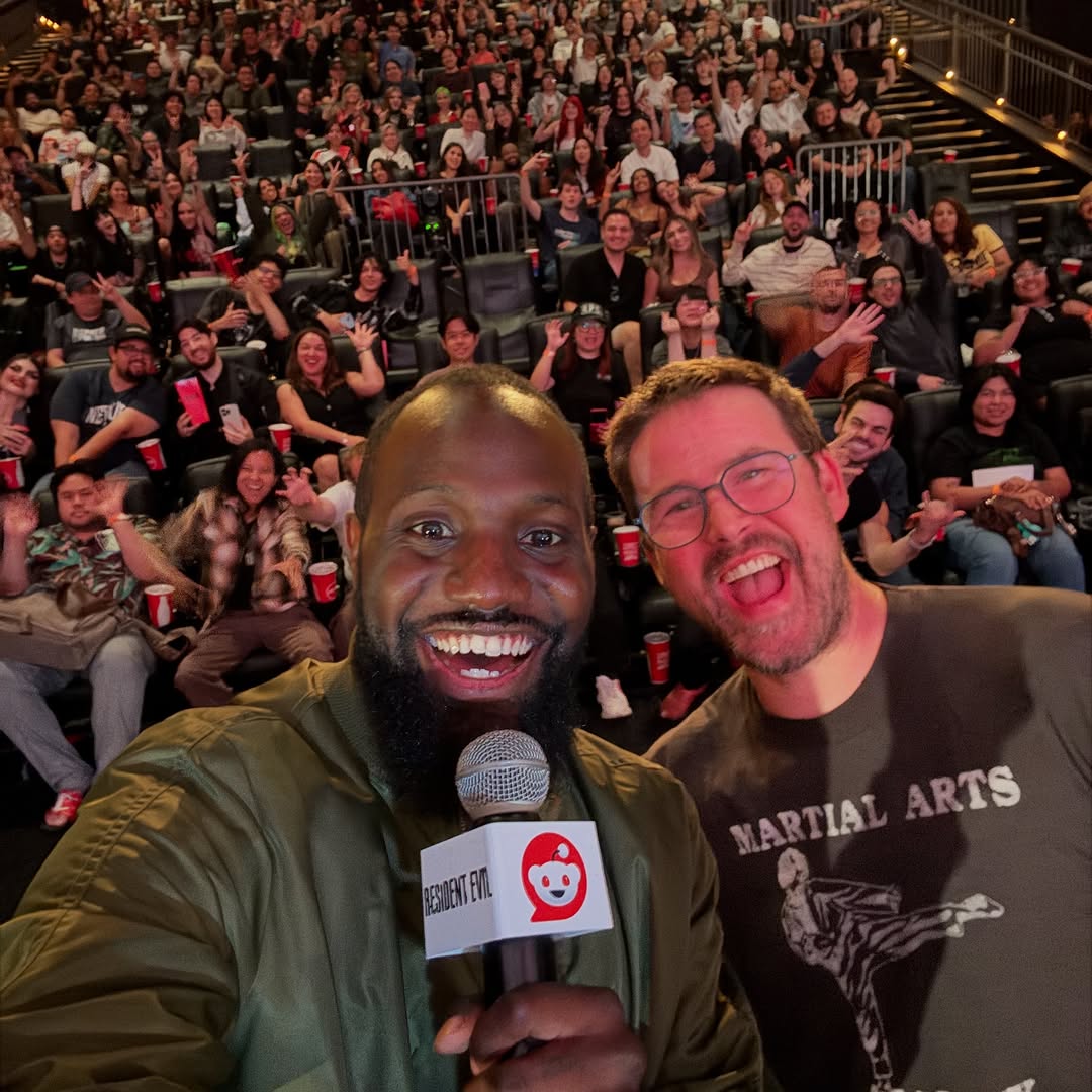 Shared the first 30 Minutes of Resident Evil with thousands of fans w/ Zach Cregger! So honored to host the first ever l