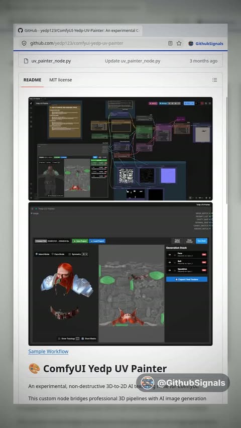 Paint AI Textures Directly Onto 3D Models in ComfyUI 

Paint textures directly onto your 3D models using AI, right insid