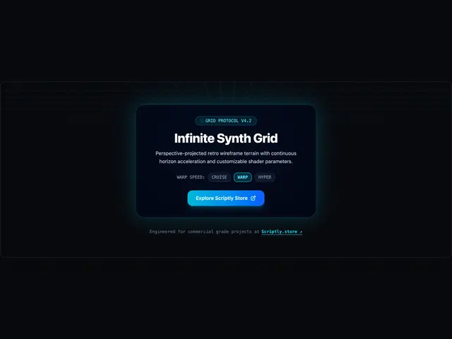 Cyber Matrix Retro Grid