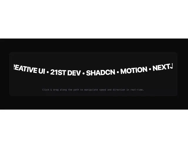 Curved Text Loop