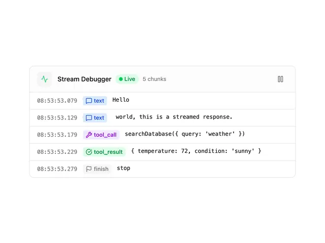 AI Stream Debugger
