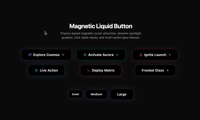 Magnetic Liquid Button