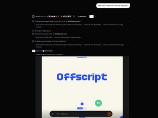 We've built a way to find the fonts used on any website, then if it's a commercial one, find similar free alternatives