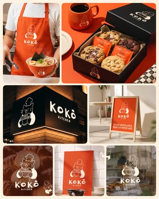 Koko Kitchen - Restaurant Brand Identity Design