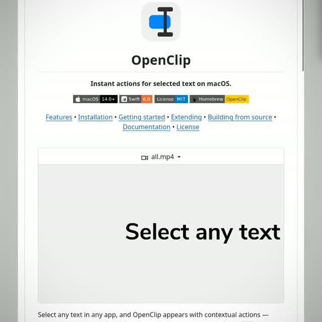 Highlight any text on your Mac, and this tiny toolbar instantly appears next to it. 

Turn any text on your Mac into an