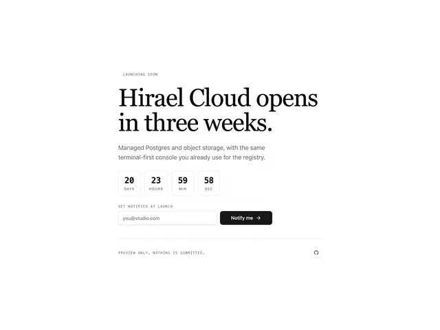Coming Soon Launch Page