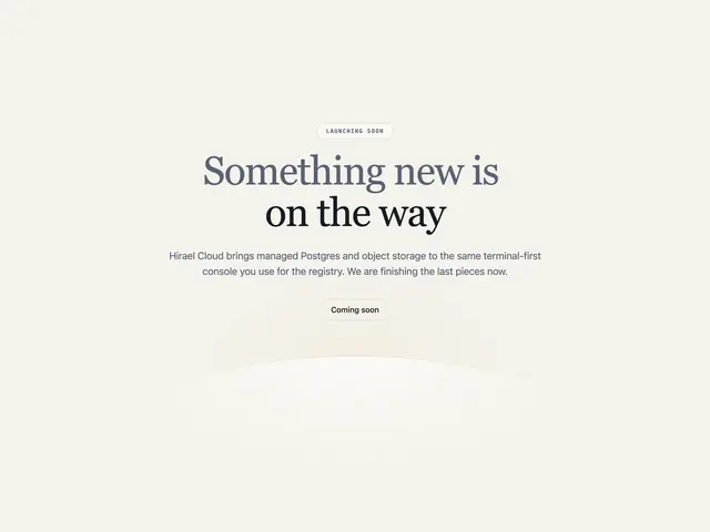 Coming Soon Launch Teaser