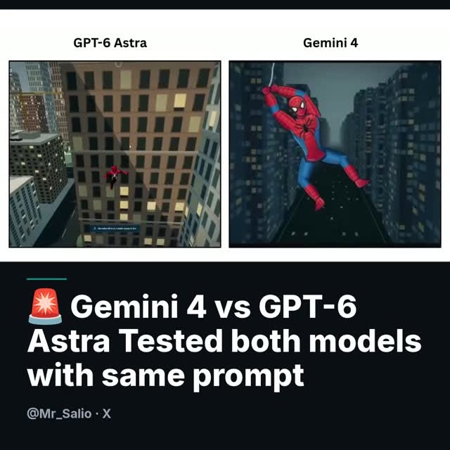 Gemini 4 checkpoints are being tested publicly.

via @Mr_Salio on X

#GPT6 #Gemini #ClaudeCode #AIAgents