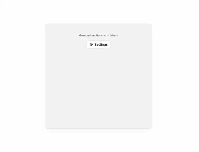 Dropdown Menu