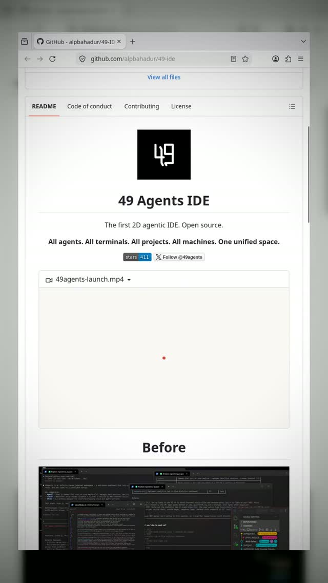 This IDE Turns All Your AI Terminals Into One Infinite Canvas 

Forget terminal tabs. 49 Agents IDE replaces your clutte