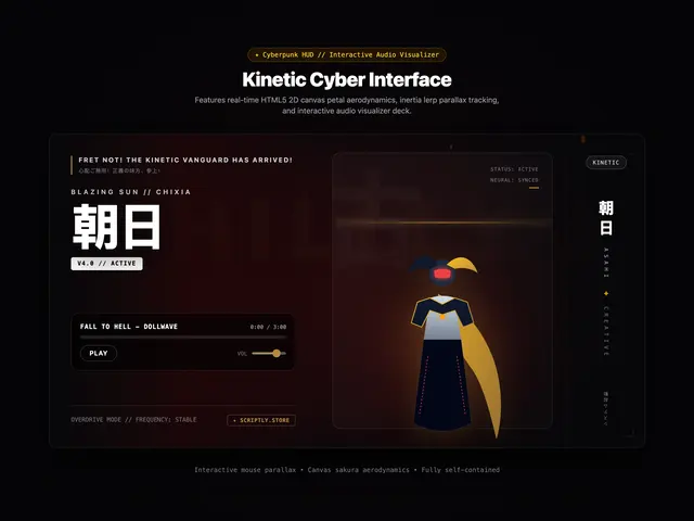Kinetic Cyber Audio HUD