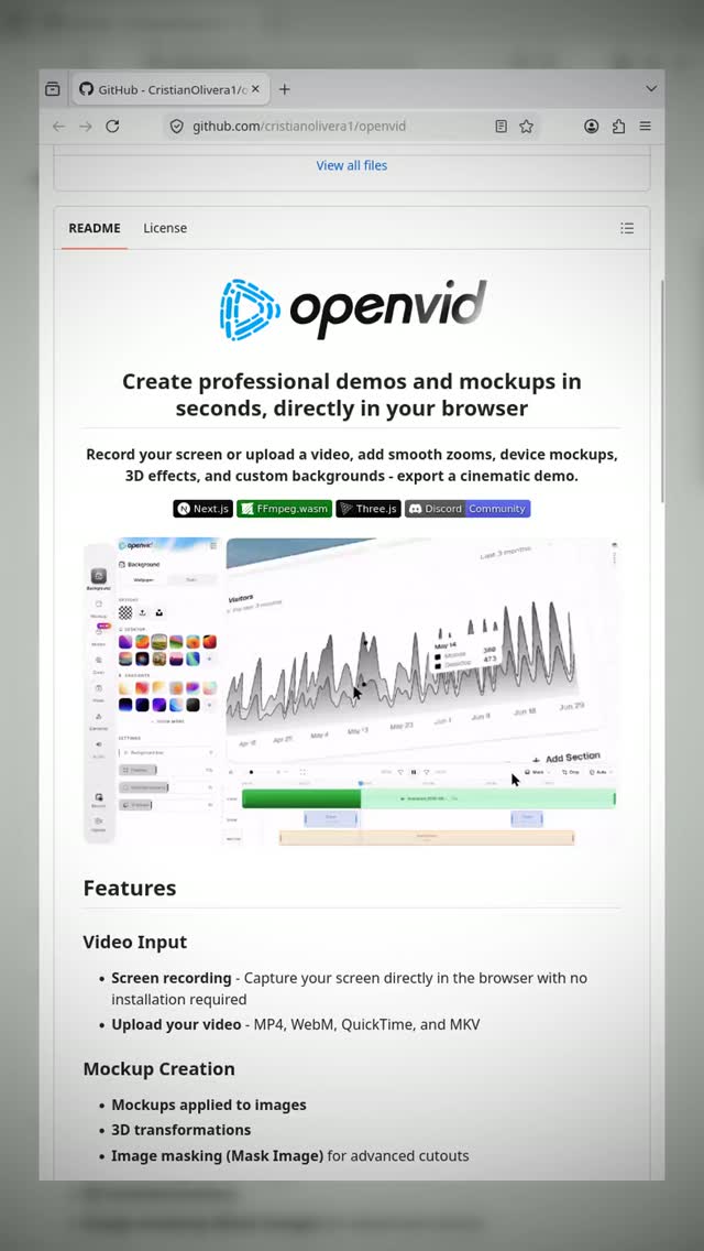This Open-Source Tool Turns Screen Recordings Into Professional Product Demos 

Openvid transforms raw screen recordings