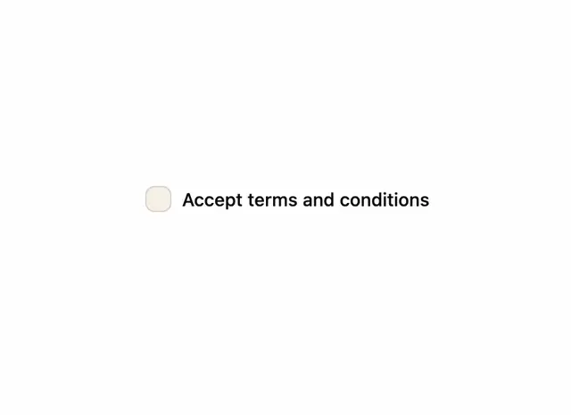 Primitive Checkbox