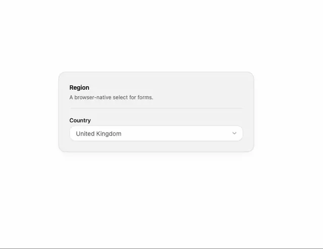 Native Select