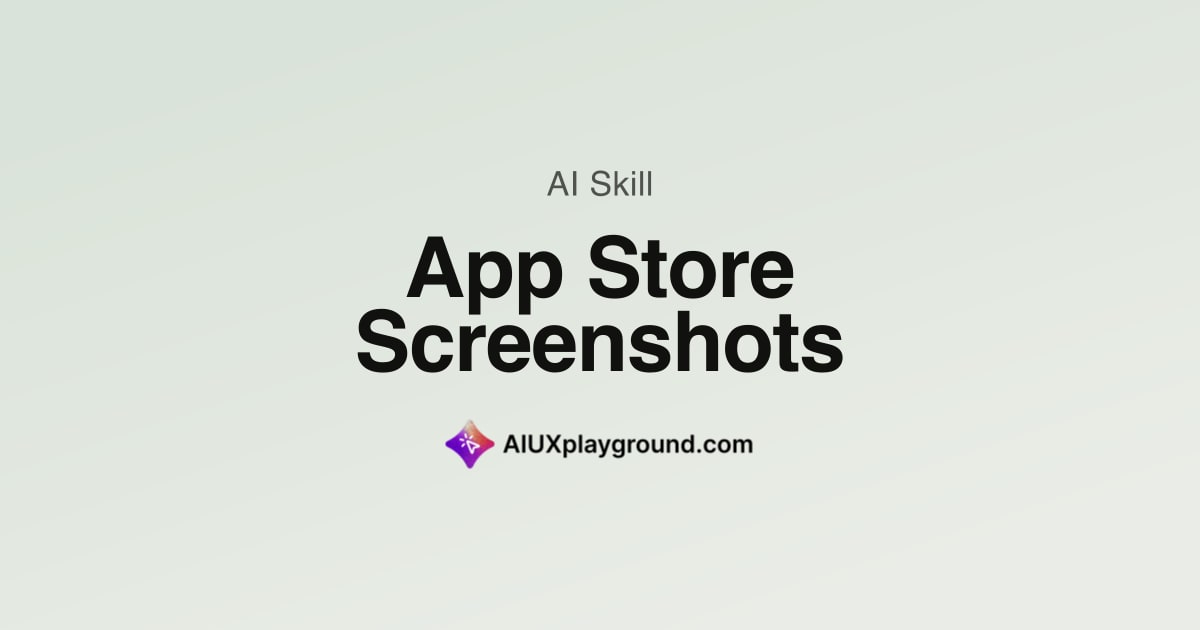App Store Screenshots