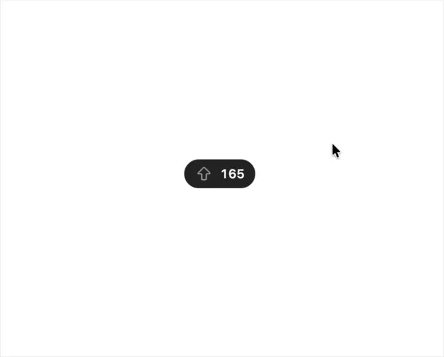 Animated Upvote Button